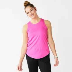 Women's Tek Gear® Core Crewneck Tank -Casual Wear Hub 5019963 Pink Trillion