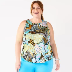 Plus Size Tek Gear® Performance Core Tank -Casual Wear Hub 5025837 Mint Tropical