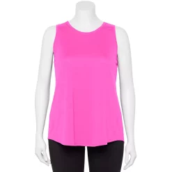 Plus Size Tek Gear® Performance Core Tank -Casual Wear Hub 5025837 Pink Trillion
