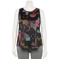 Plus Size Tek Gear® Performance Core Tank -Casual Wear Hub 5025837 Retro Shapes