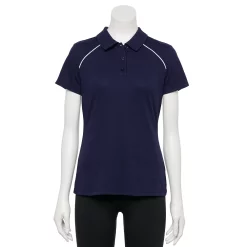 Women's Tek Gear® Button Placket Golf Polo 10 Women's Tek Gear® Button Placket Golf Polo -Casual Wear Hub 5068430 Navy Romance