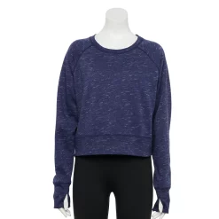 Women's Tek Gear® Ultrasoft Fleece Oversized Sweatshirt -Casual Wear Hub 5128574 Navy Romance