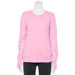 Petite Tek Gear® Ultrasoft Fleece Crewneck Sweatshirt -Casual Wear Hub 5146364 Strawberry Malt