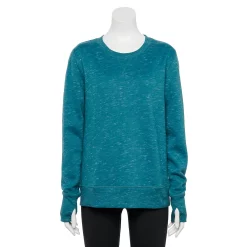 Petite Tek Gear® Ultrasoft Fleece Crewneck Sweatshirt -Casual Wear Hub 5146364 Wetlands