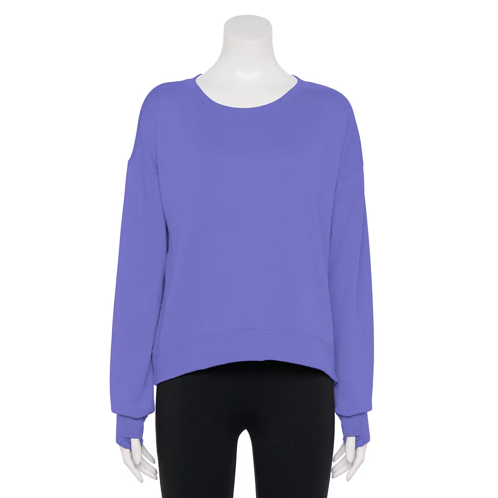 Women's Tek Gear® Stretch Fleece Crewneck Sweatshirt 1 Women's Tek Gear® Stretch Fleece Crewneck Sweatshirt