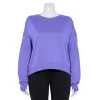 Plus Size Tek Gear® Crewneck Fleece Sweatshirt -Casual Wear Hub 5187076 Piper Purple