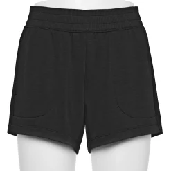 Women's Tek Gear® Stretch Fleece Shorts -Casual Wear Hub 5209217 Black