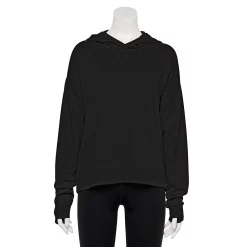 Women's Tek Gear® Stretch Fleece Hoodie -Casual Wear Hub 5212789 Black