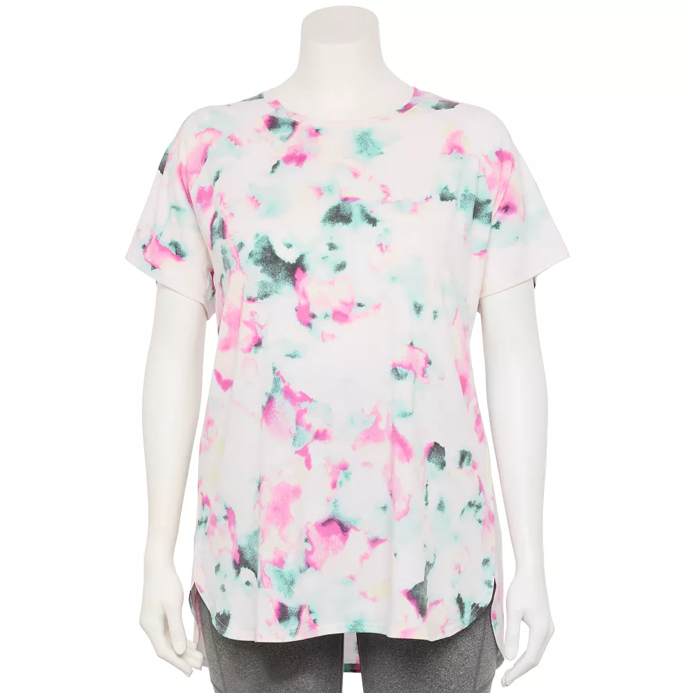 Plus Size Tek Gear® High Slit Tunic Tee 10 Plus Size Tek Gear® High Slit Tunic Tee - Image 10