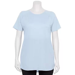 Plus Size Tek Gear® High Slit Tunic Tee 40 Plus Size Tek Gear® High Slit Tunic Tee -Casual Wear Hub 5227026 Ava Lavender