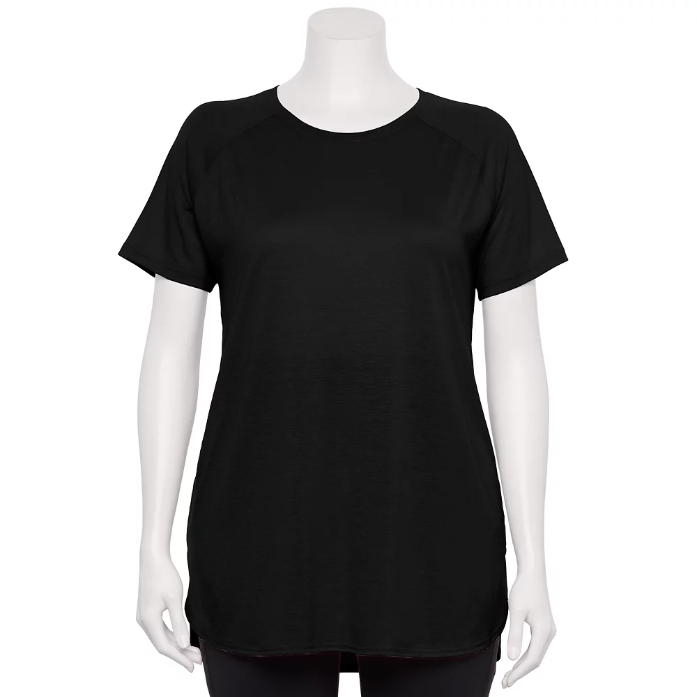 Plus Size Tek Gear® High Slit Tunic Tee 6 Plus Size Tek Gear® High Slit Tunic Tee - Image 6