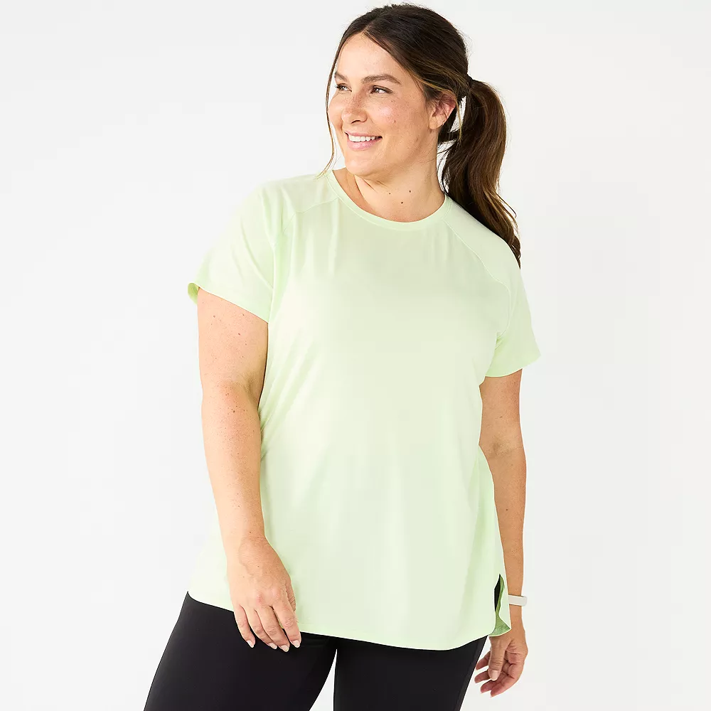 Plus Size Tek Gear® High Slit Tunic Tee 9 Plus Size Tek Gear® High Slit Tunic Tee - Image 9