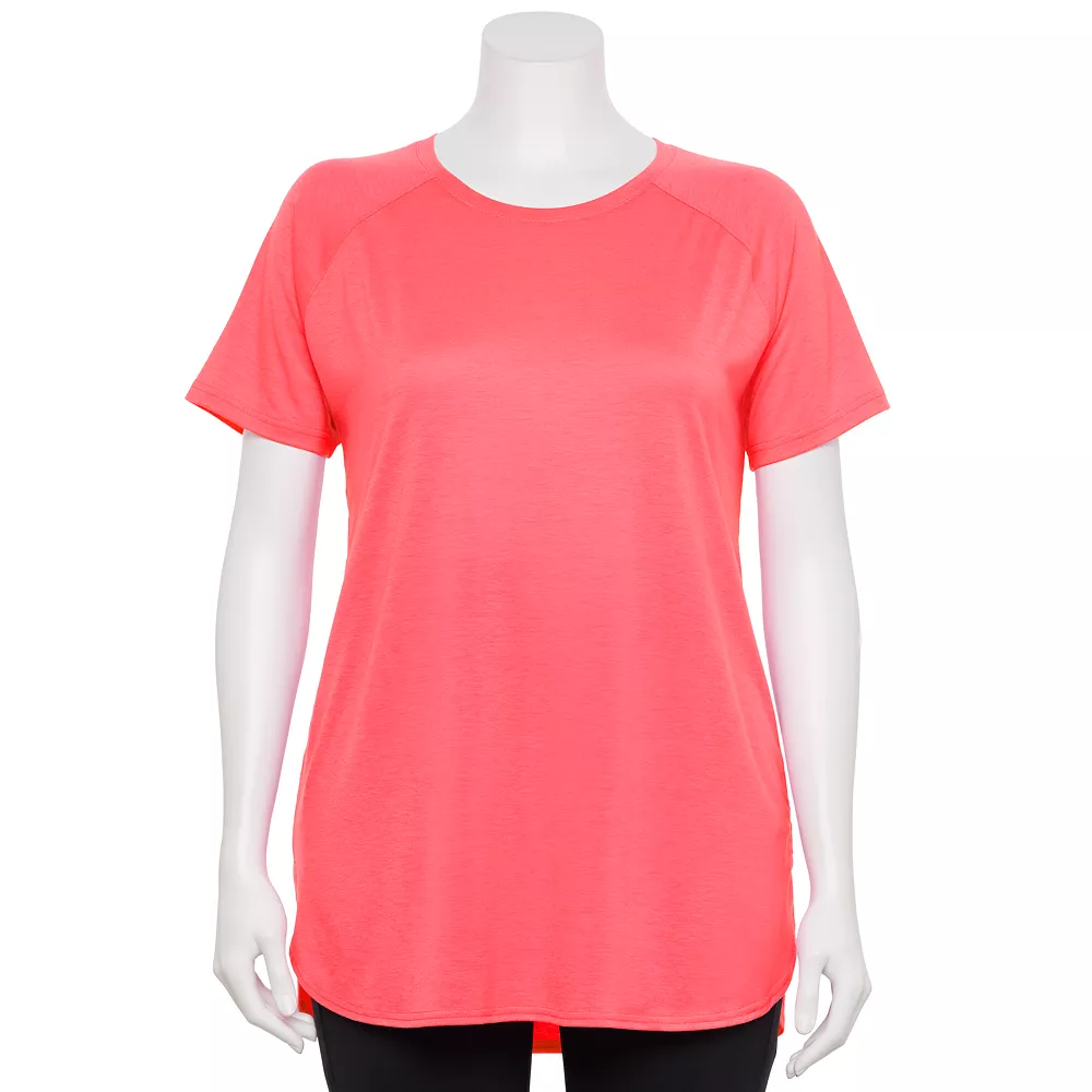 Plus Size Tek Gear® High Slit Tunic Tee 8 Plus Size Tek Gear® High Slit Tunic Tee - Image 8