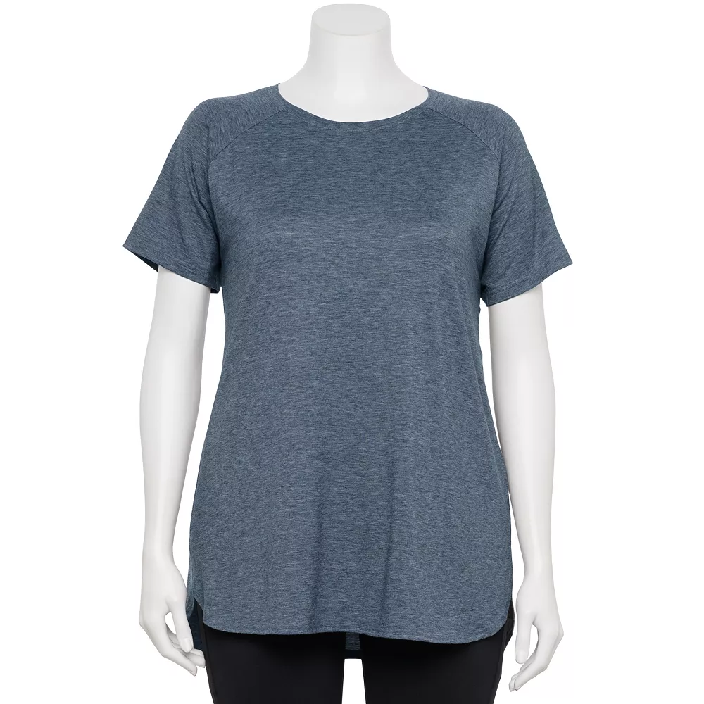 Plus Size Tek Gear® High Slit Tunic Tee 4 Plus Size Tek Gear® High Slit Tunic Tee - Image 4