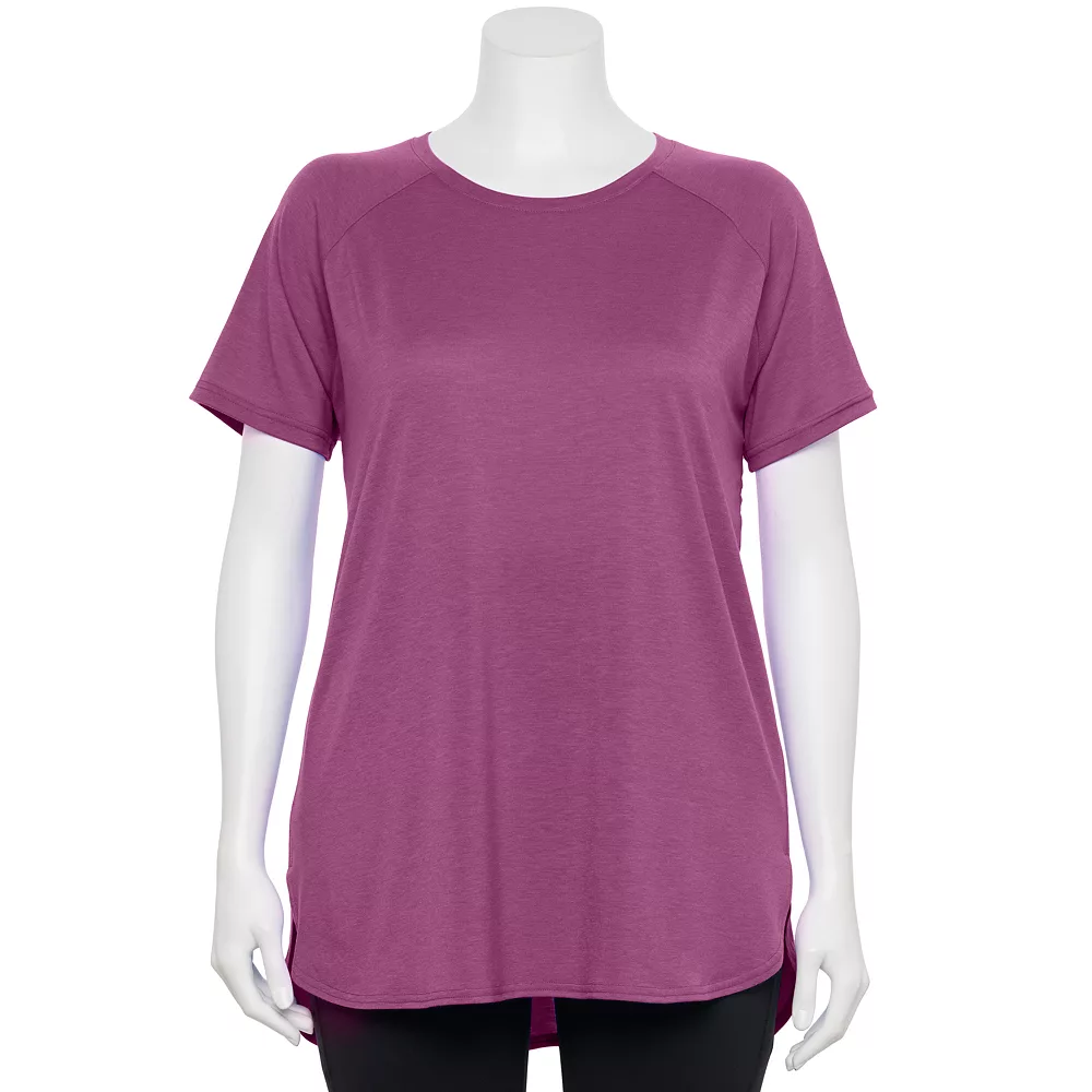 Plus Size Tek Gear® High Slit Tunic Tee 7 Plus Size Tek Gear® High Slit Tunic Tee - Image 7