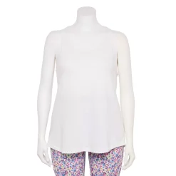 Plus Size Tek Gear® Racerback Tank -Casual Wear Hub 5227178 White