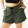 Plus Size Tek Gear® Weekend French Terry Shorts -Casual Wear Hub 5230775 Esta Olive