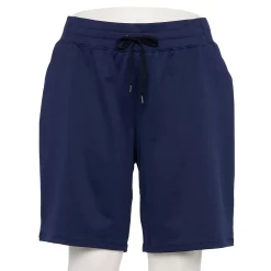 Plus Size Tek Gear® Weekend French Terry Bermuda Shorts -Casual Wear Hub 5231498 Navy Romance