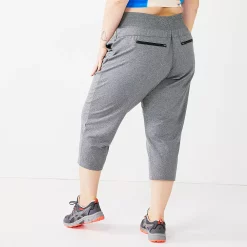 Plus Size Tek Gear® Weekend Straight-Leg Capris -Casual Wear Hub 5231581 ALT