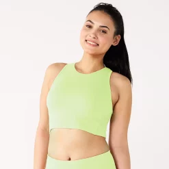 Tek Gear® Essential Low-Impact Longline Sports Bra 11 Tek Gear® Essential Low-Impact Longline Sports Bra -Casual Wear Hub 5232451 Brisk Mint