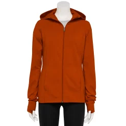 Women's Tek Gear® Essential Hooded Jacket -Casual Wear Hub 5232469 Cedar Spice