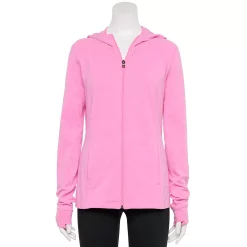 Women's Tek Gear® Essential Hooded Jacket -Casual Wear Hub 5232469 Pink Trillion