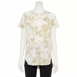 Women's Tek Gear® High Slit Tunic Tee -Casual Wear Hub 5232496 Beige Dye