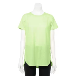 Women's Tek Gear® High Slit Tunic Tee -Casual Wear Hub 5232496 Brisk Mint