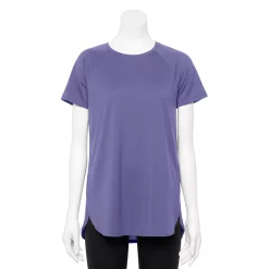 Women's Tek Gear® High Slit Tunic Tee -Casual Wear Hub 5232496 Piper Purple