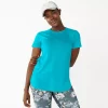 Women's Tek Gear® High Slit Tunic Tee 71 Women's Tek Gear® High Slit Tunic Tee -Casual Wear Hub 5232496 Tremendous Teal