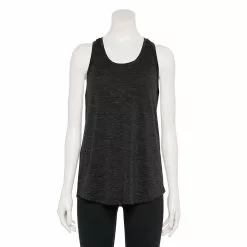Women's Tek Gear® Racerback Tank -Casual Wear Hub 5232771 Black