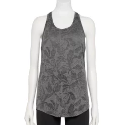 Women's Tek Gear® Racerback Tank -Casual Wear Hub 5232771 Black Burnout