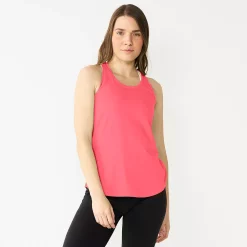 Women's Tek Gear® Racerback Tank -Casual Wear Hub 5232771 Coral Garden