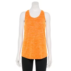 Women's Tek Gear® Racerback Tank -Casual Wear Hub 5232771 Orange Jazz