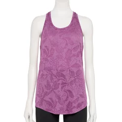 Women's Tek Gear® Racerback Tank -Casual Wear Hub 5232771 Orchid Burnout