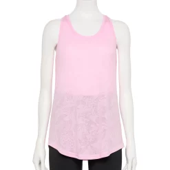 Women's Tek Gear® Racerback Tank -Casual Wear Hub 5232771 Pink Burnout