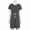 Women's Tek Gear® Essential Cinch-Waist Dress -Casual Wear Hub 5233784 Dark Gray