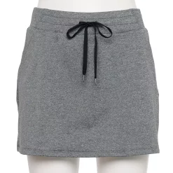 Women's Tek Gear® Weekend French Terry Skort -Casual Wear Hub 5234072 Charcoal