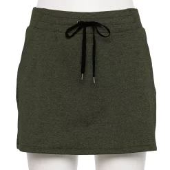 Women's Tek Gear® Weekend French Terry Skort -Casual Wear Hub 5234072 Esta Olive