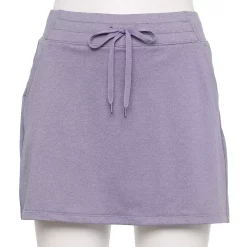 Women's Tek Gear® Weekend French Terry Skort -Casual Wear Hub 5234072 Grape Yard