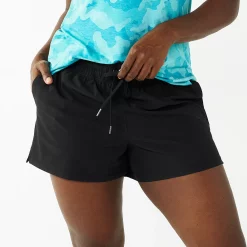 Women's Tek Gear® 4-in. Woven Shorts -Casual Wear Hub 5234283 Black