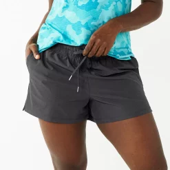 Women's Tek Gear® 4-in. Woven Shorts -Casual Wear Hub 5234283 Charcoal