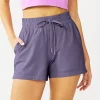 Women's Tek Gear® 4-in. Woven Shorts -Casual Wear Hub 5234283 Grape Yard