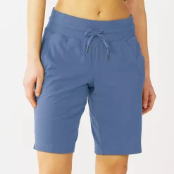 Women's Tek Gear® Essential Bermuda Shorts -Casual Wear Hub 5234540 Presley Purple