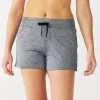 Women's Tek Gear® Weekend French Terry Shorts -Casual Wear Hub 5234595 Charcoal