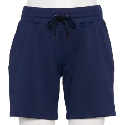 Women's Tek Gear® French Terry Weekend Bermuda Shorts -Casual Wear Hub 5234596 Navy Romance