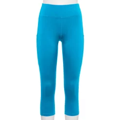 Women's Tek Gear® Core High-Waisted Capri Leggings -Casual Wear Hub 5234821 Persian Turq