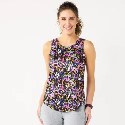 Petite Tek Gear® Core Crewneck Tank 13 Petite Tek Gear® Core Crewneck Tank -Casual Wear Hub 5236238 Black Shapes