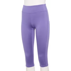 Petite Tek Gear® Core High-Waisted Capri Leggings -Casual Wear Hub 5236295 Piper Purple