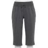 Petite Tek Gear® Essential Workout Skimmer Capris -Casual Wear Hub 5236776 Dark Gray